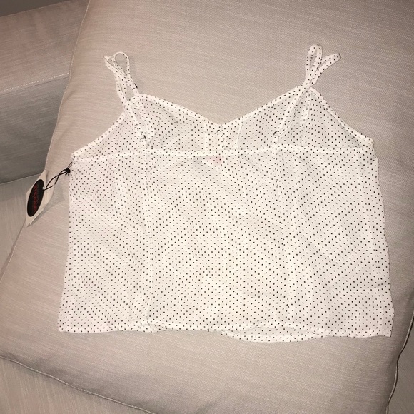 💕Cute & Stylish Polka Dot Button Tank Top - Picture 3 of 4